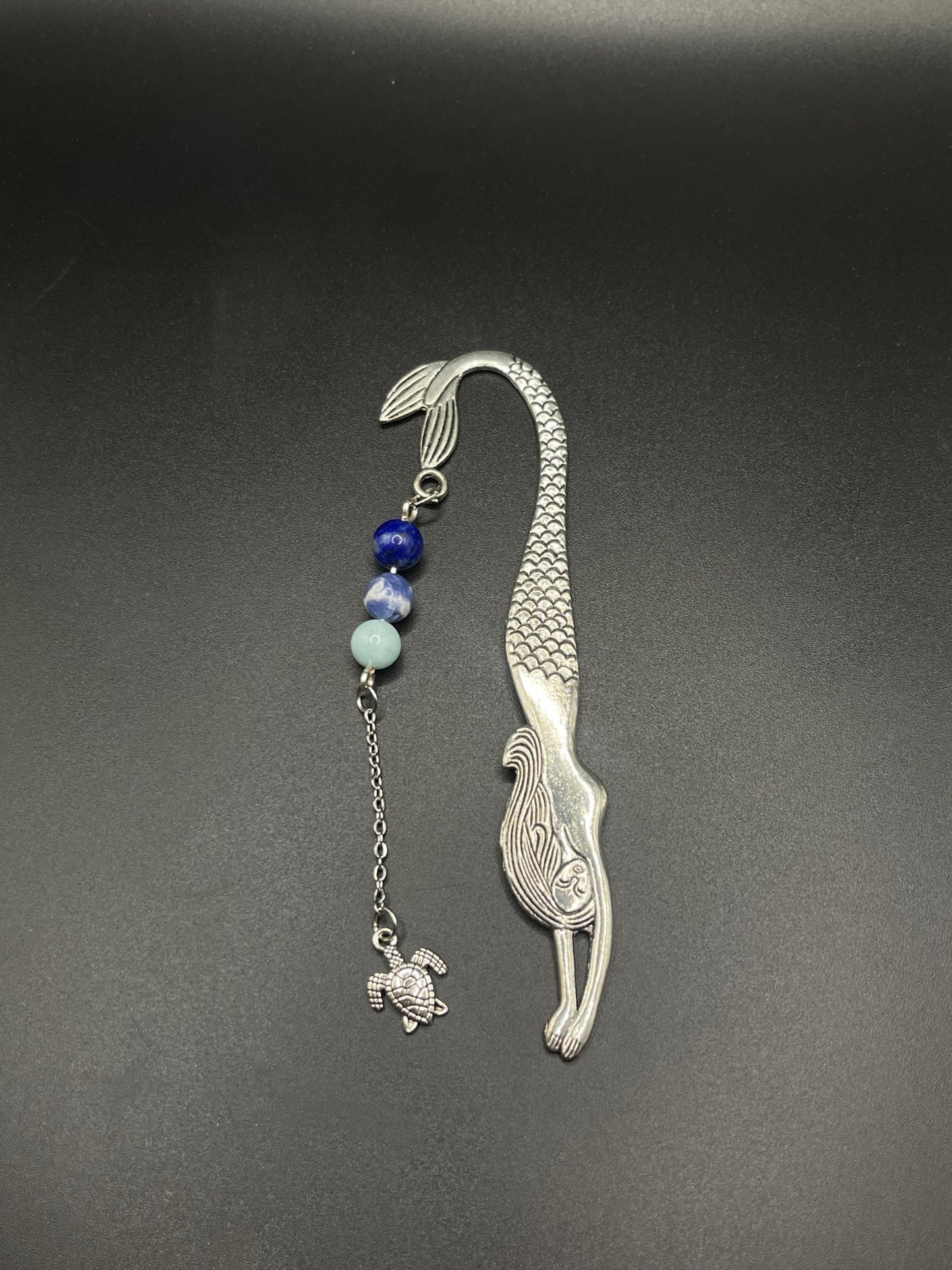 Embrace Serenity with Our Crystal Bookmarks - Aquamarine, Sodalite, Lapis Lazuli