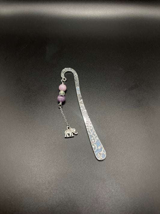 Embrace Serenity with Our Crystal Bookmarks- Lepidolite, Prehnite