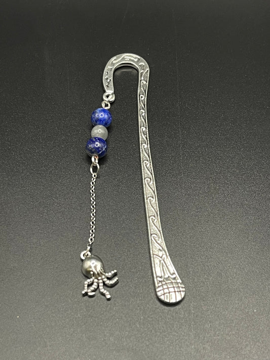 Embrace Serenity with Our Crystal Bookmarks- Lapis Lazuli and Labradorite