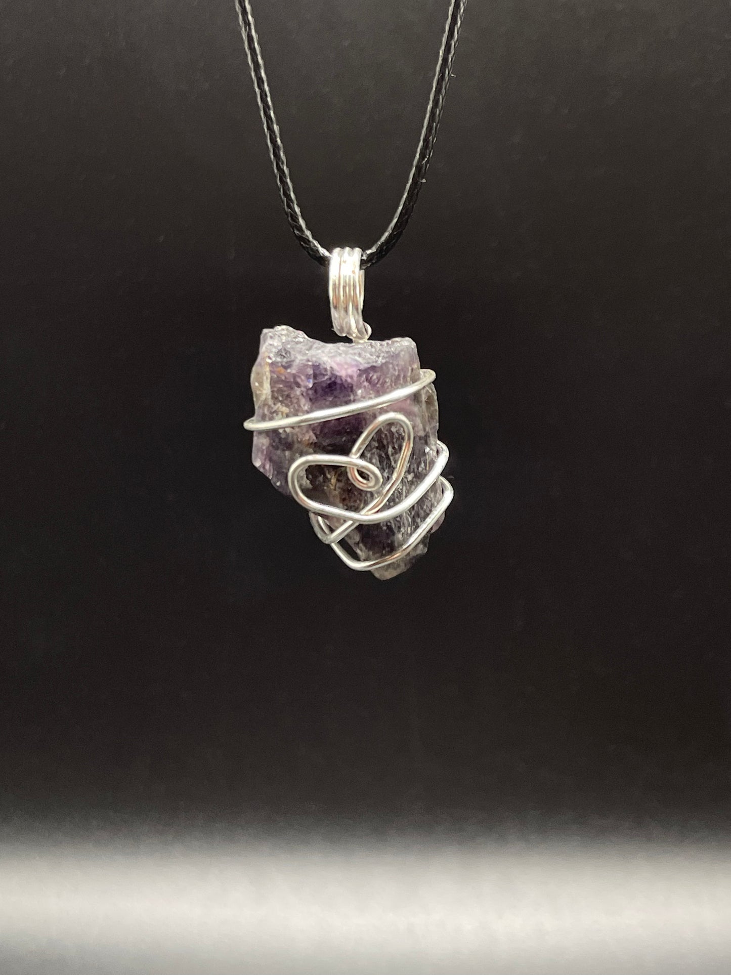 Elevate your Aura with a One of a Kind Wire Wrapped Amethyst Necklace