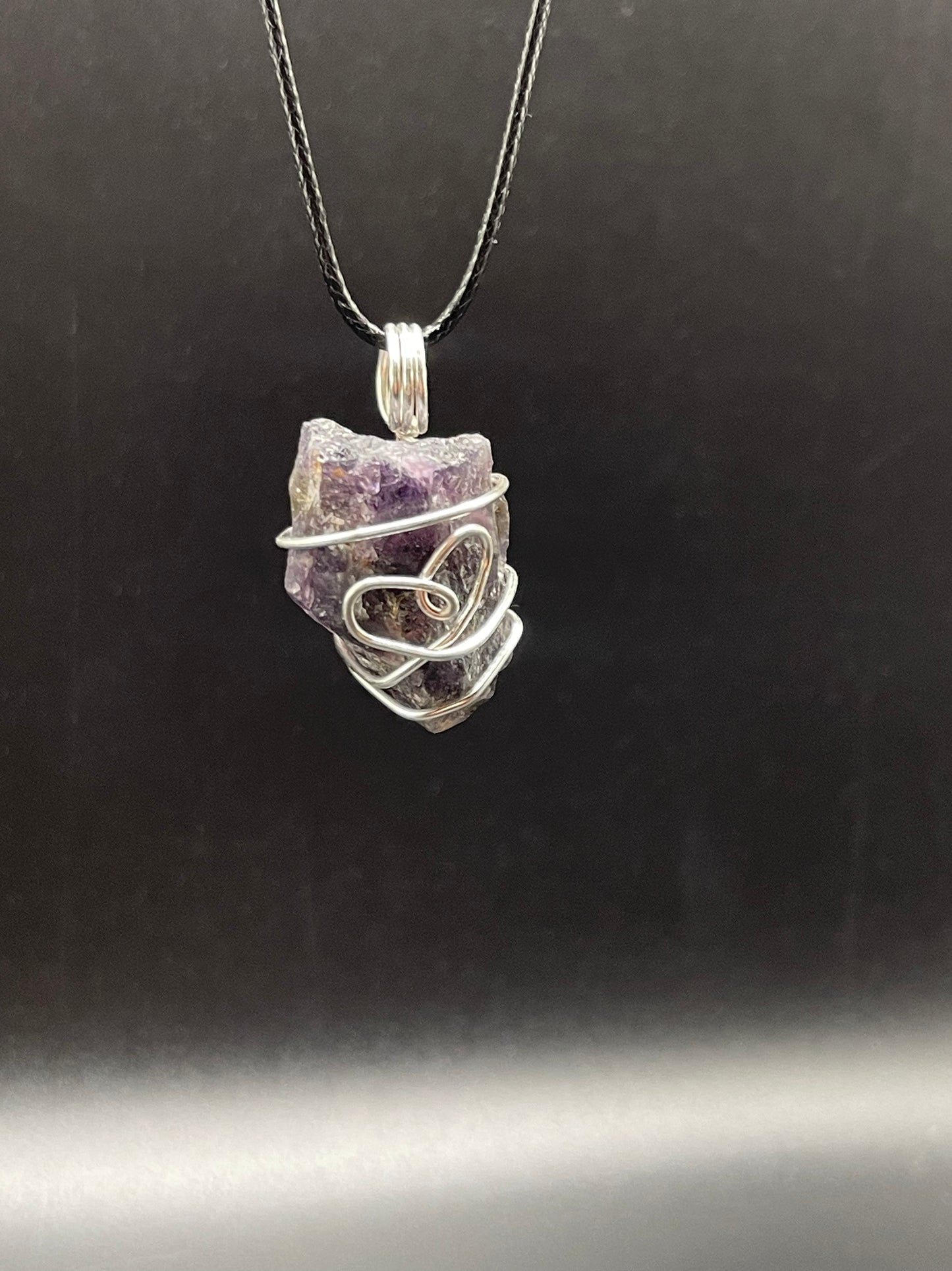 Elevate your Aura with a One of a Kind Wire Wrapped Amethyst Necklace