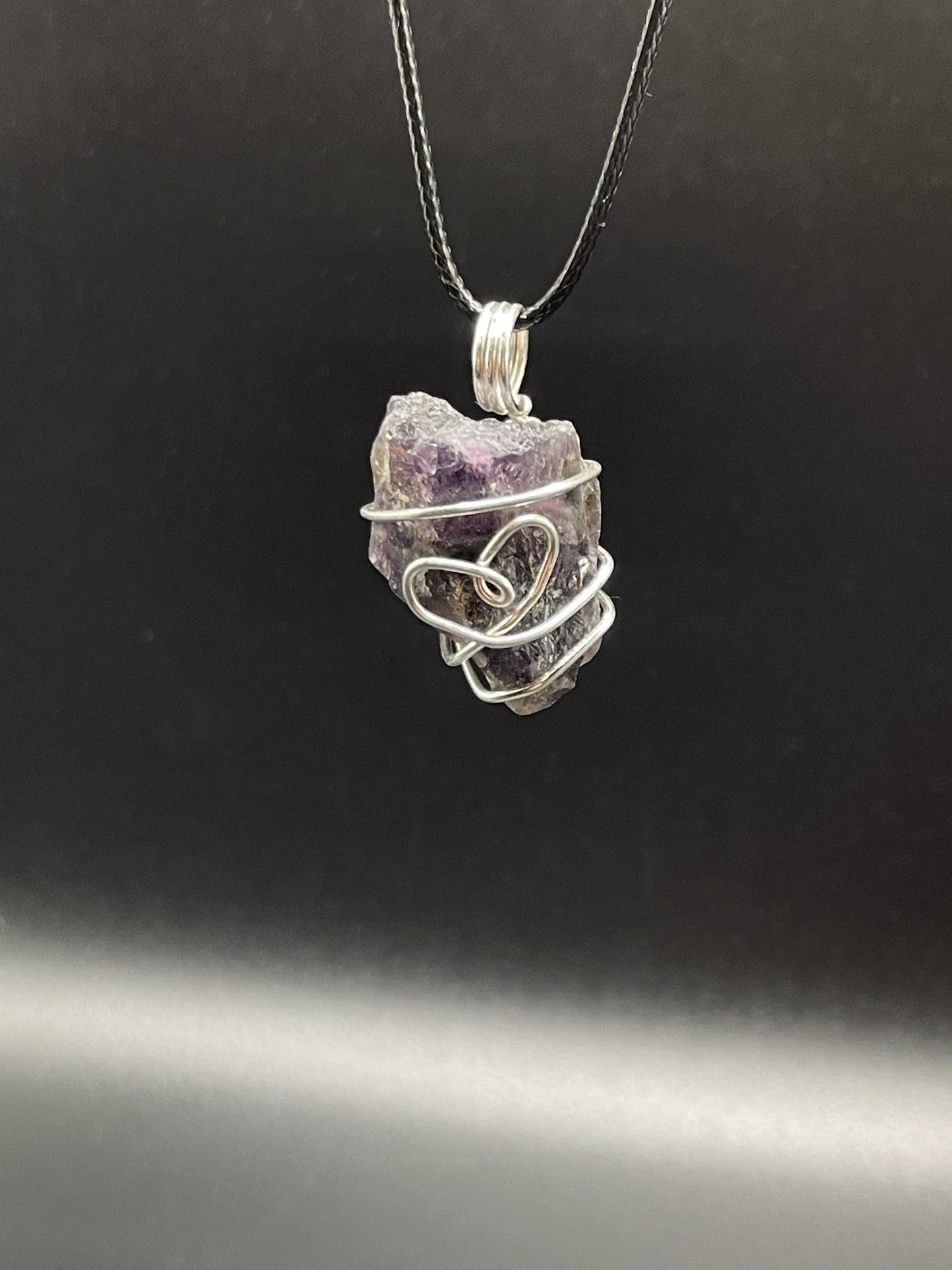 Elevate your Aura with a One of a Kind Wire Wrapped Amethyst Necklace